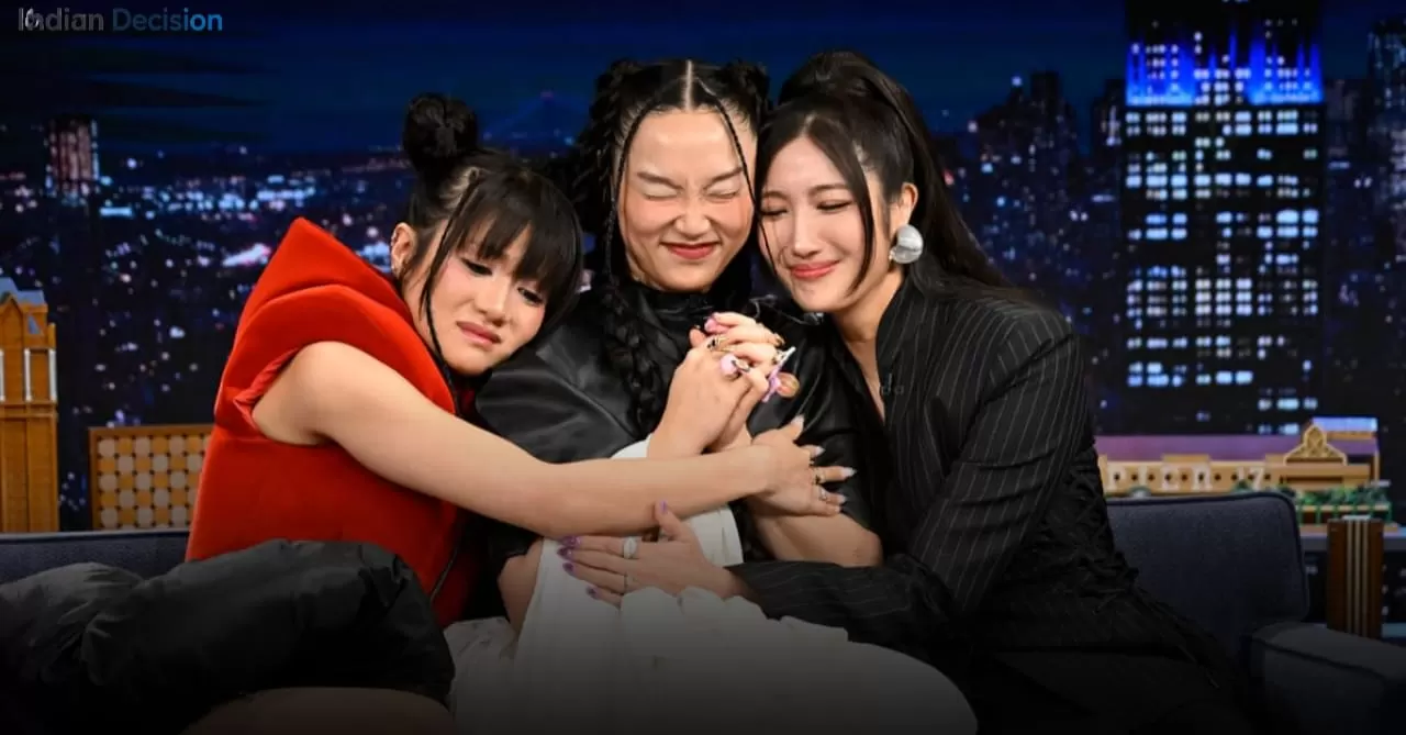 Ejae, Rei Ami and Audrey Nuna Shine in Kpop Demon Hunters on Jimmy Fallon Live